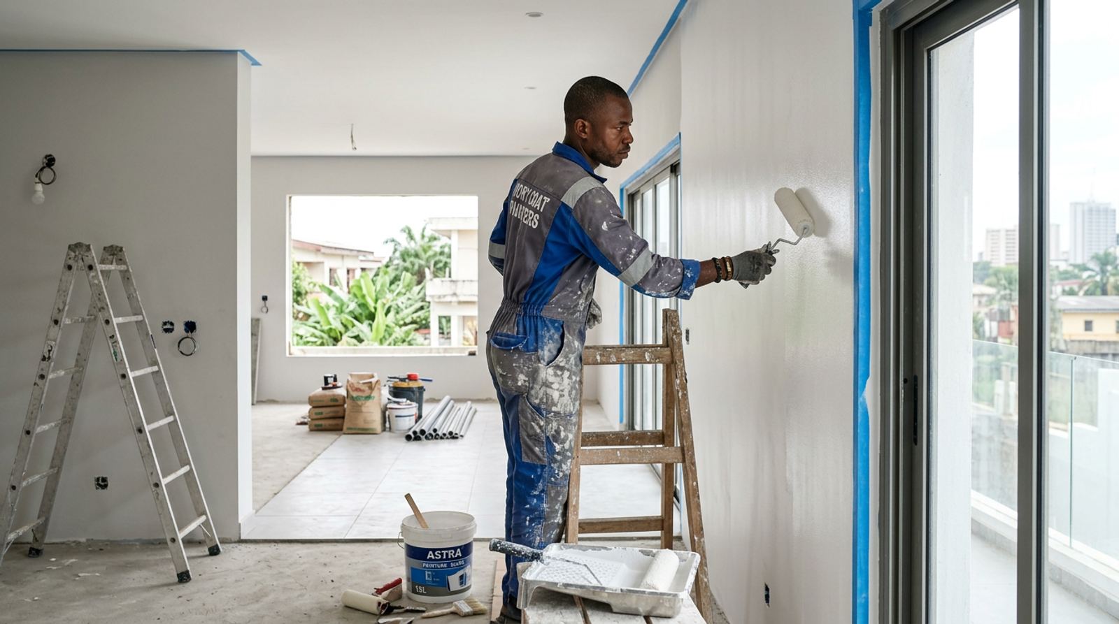 Peinture en bâtiment